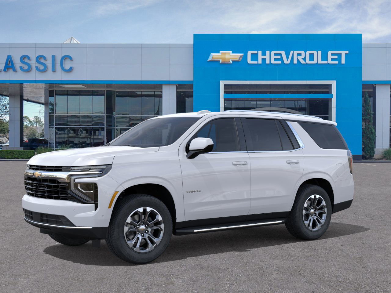 2025 Chevrolet Tahoe LS White at Classic Elite Chevrolet Sugar Land