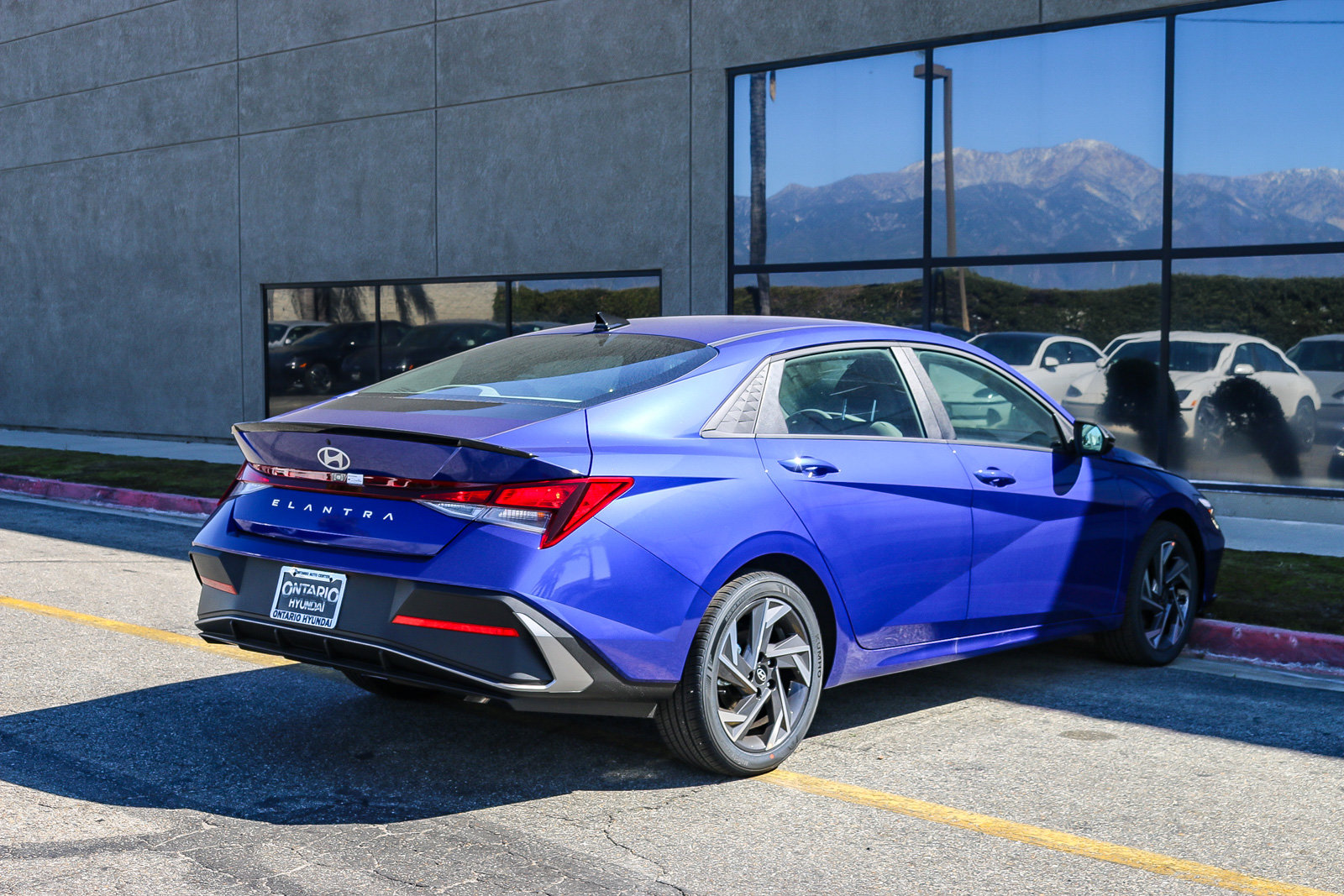 New 2025 Intense Blue Hyundai SEL Sport image 8