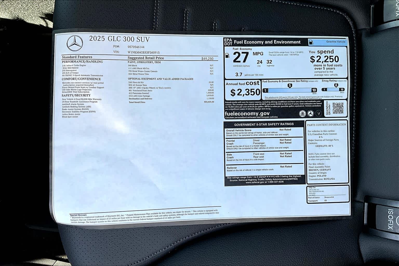2025 Mercedes Benz GLC 300 photo 19