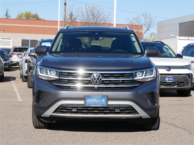 Used 2021 Volkswagen Atlas SEL Premium with VIN 1V2TR2CA1MC537241 for sale in Inver Grove Heights, Minnesota