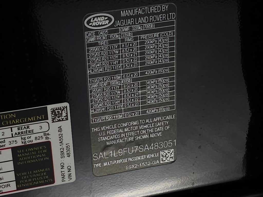 2025 LAND ROVER RANGE ROVER SPORT - Image 38