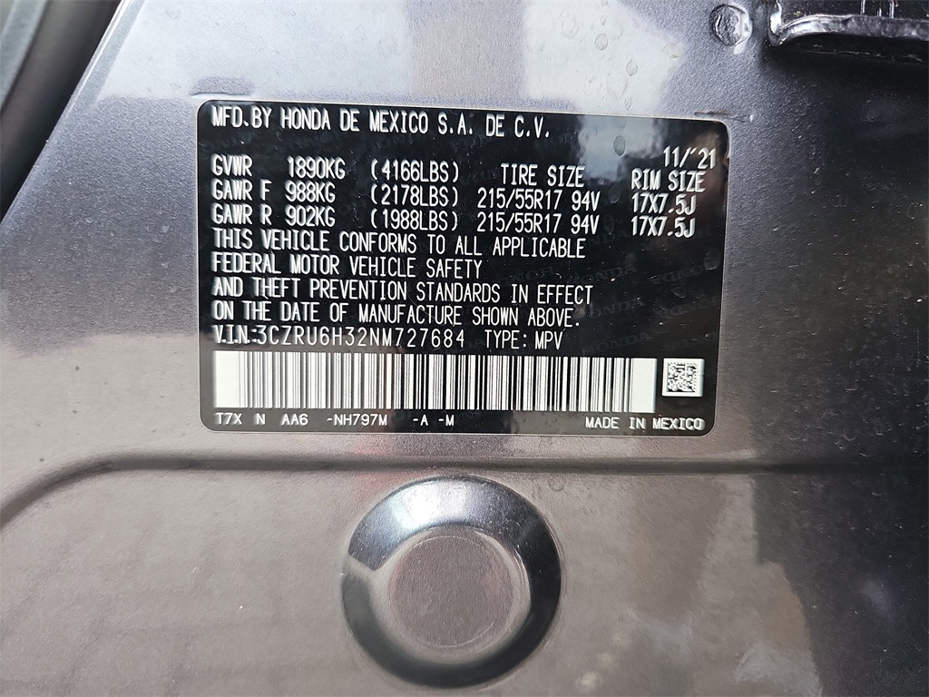 2022 Honda HR-V LX photo 30