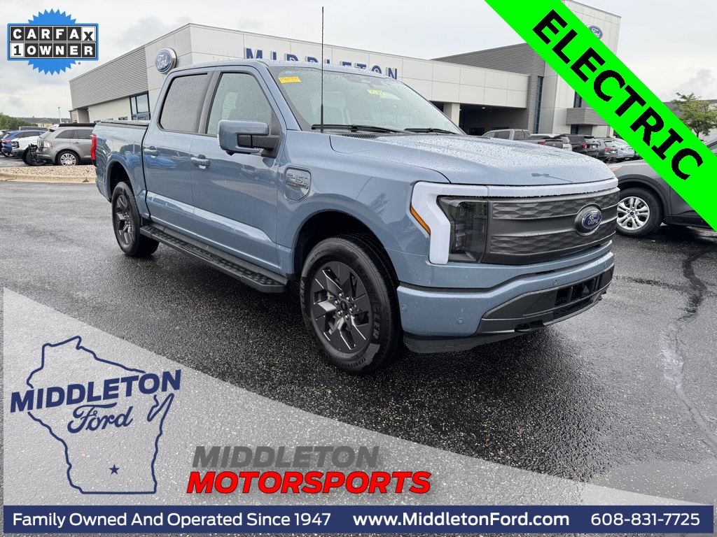 Used 2023 Ford F-150 Lightning Lariat with VIN 1FT6W1EV6PWG40000 for sale in Middleton, WI