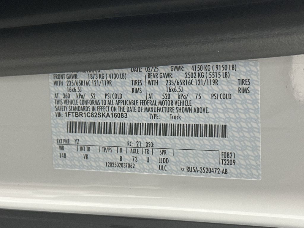2025 Ford Transit Cargo Van photo 19