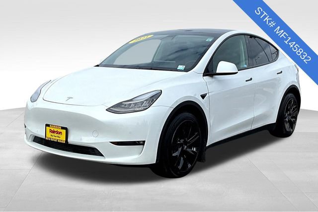 Used 2021 Tesla Model Y Long Range with VIN 5YJYGDEE9MF145832 for sale in Burien, WA