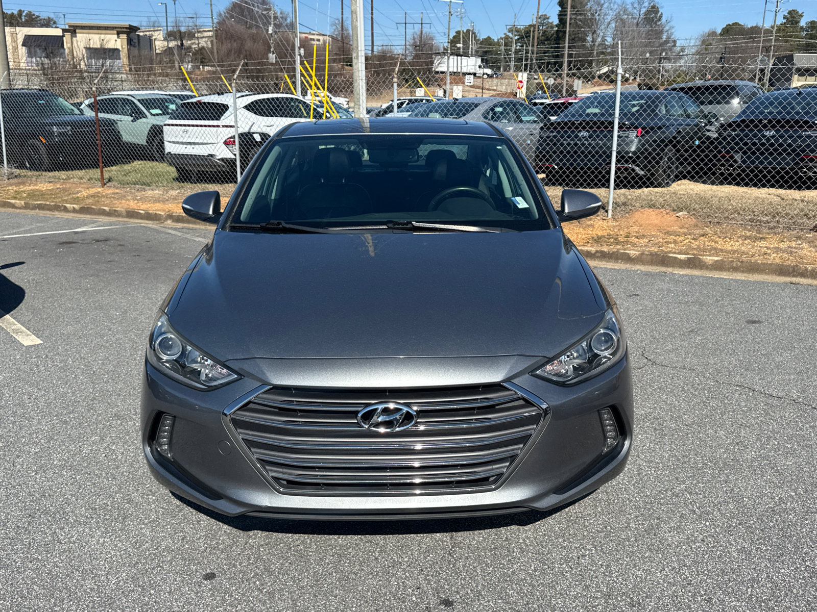 Used 2017 Hyundai Elantra Limited with VIN KMHD84LF2HU285527 for sale in Marietta, GA