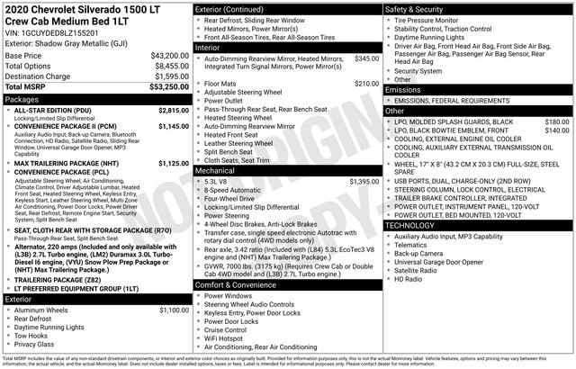 2020 Chevrolet Silverado 1500 LT's photo