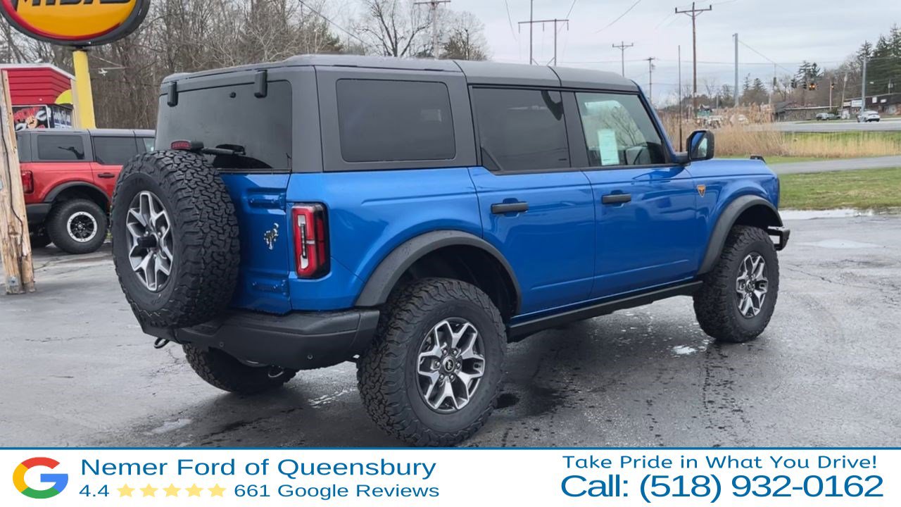 New 2024 Ford Bronco Badlands® 4 Door in Queensbury 7930N Nemer Ford