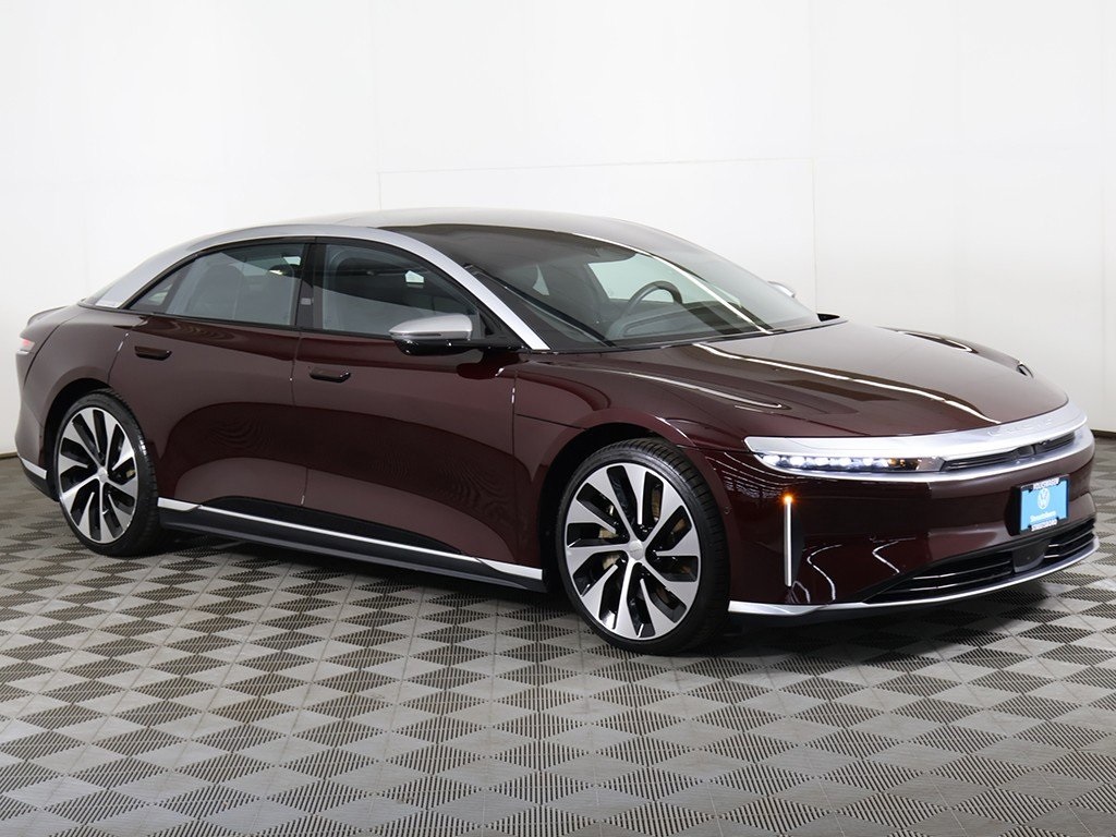 Used 2022 Lucid Air Grand Touring with VIN 50EA1GBA8NA001345 for sale in Streetsboro, OH
