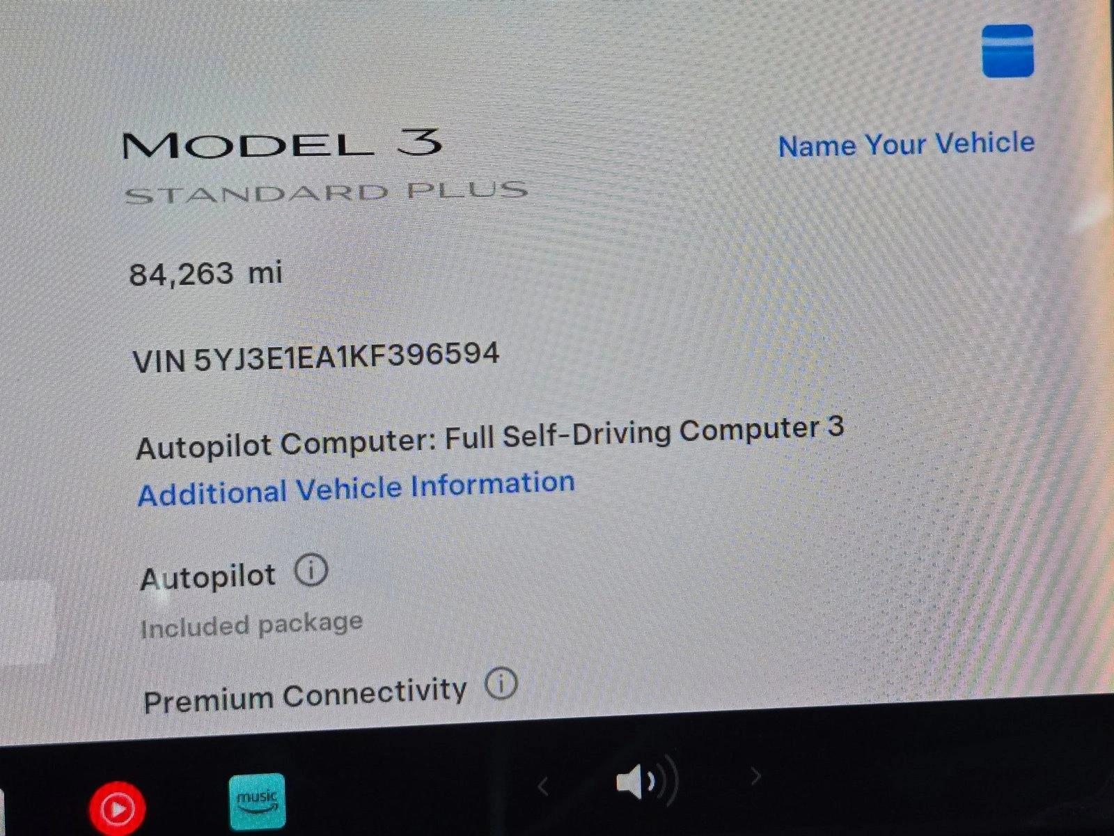 2019 Tesla Model 3 Standard Range Plus photo 11