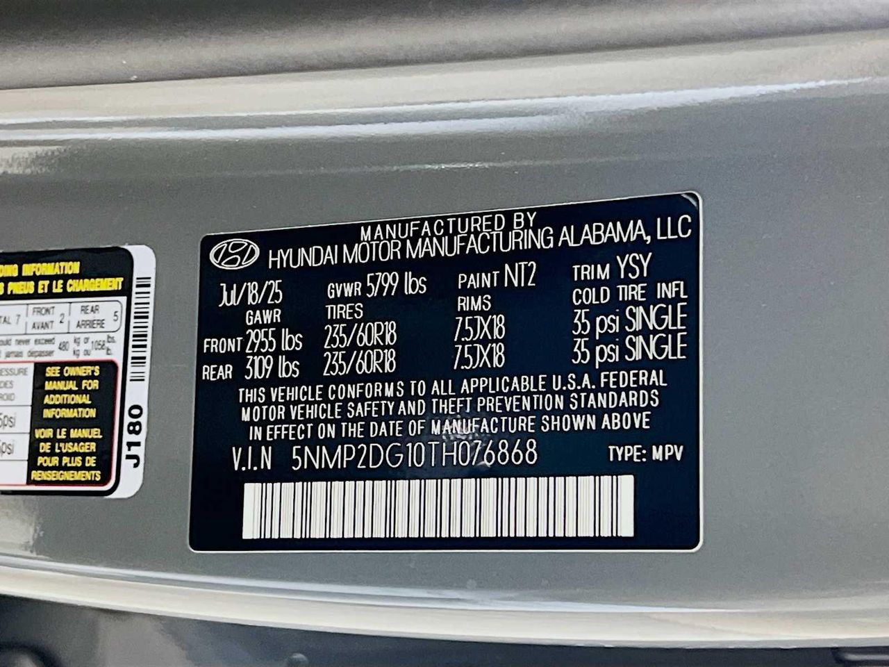 2026 Hyundai Santa Fe SEL photo 3