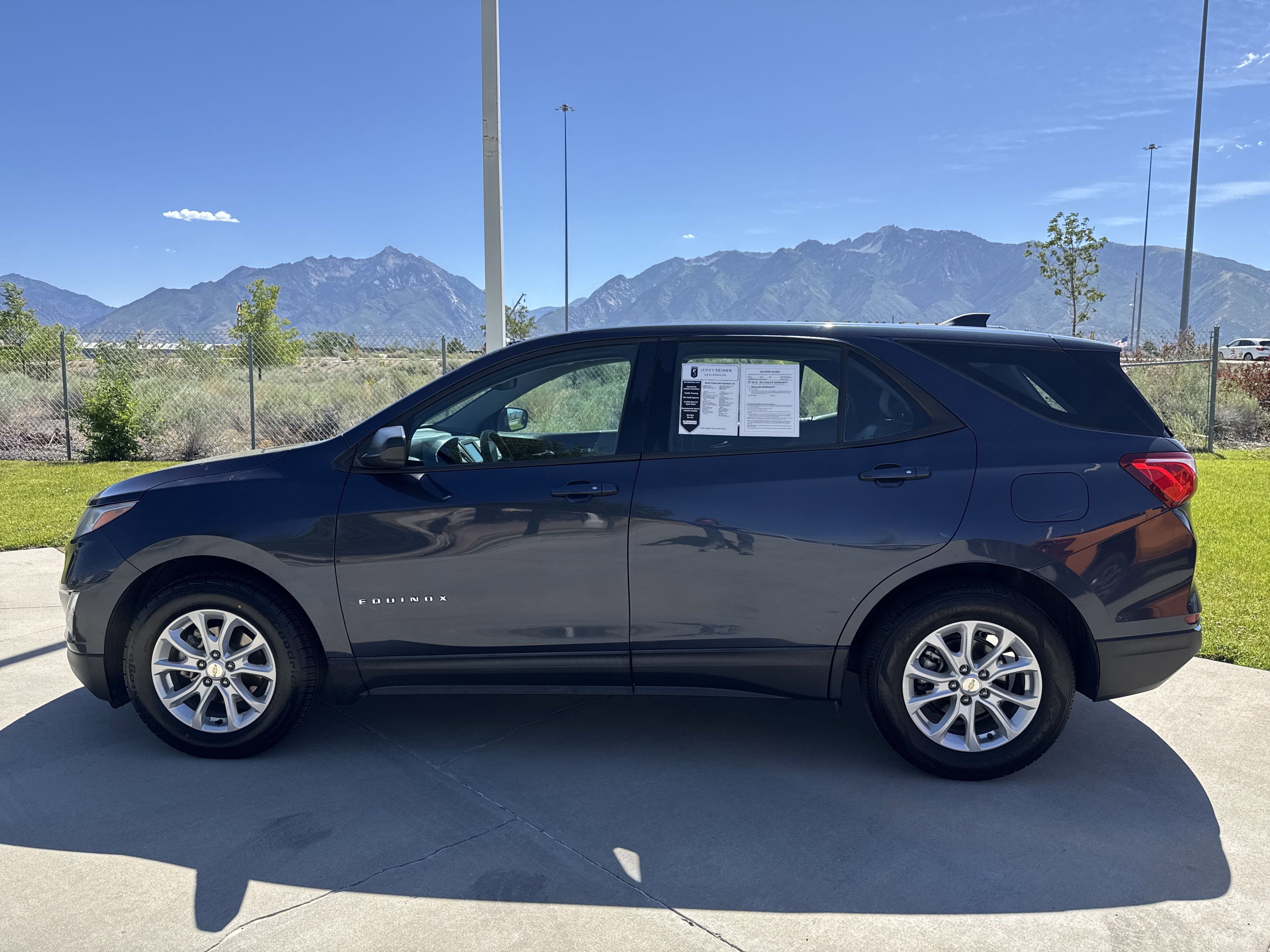 Used 2018 Chevrolet Equinox LS with VIN 3GNAXHEV1JS567063 for sale in North Salt Lake, UT