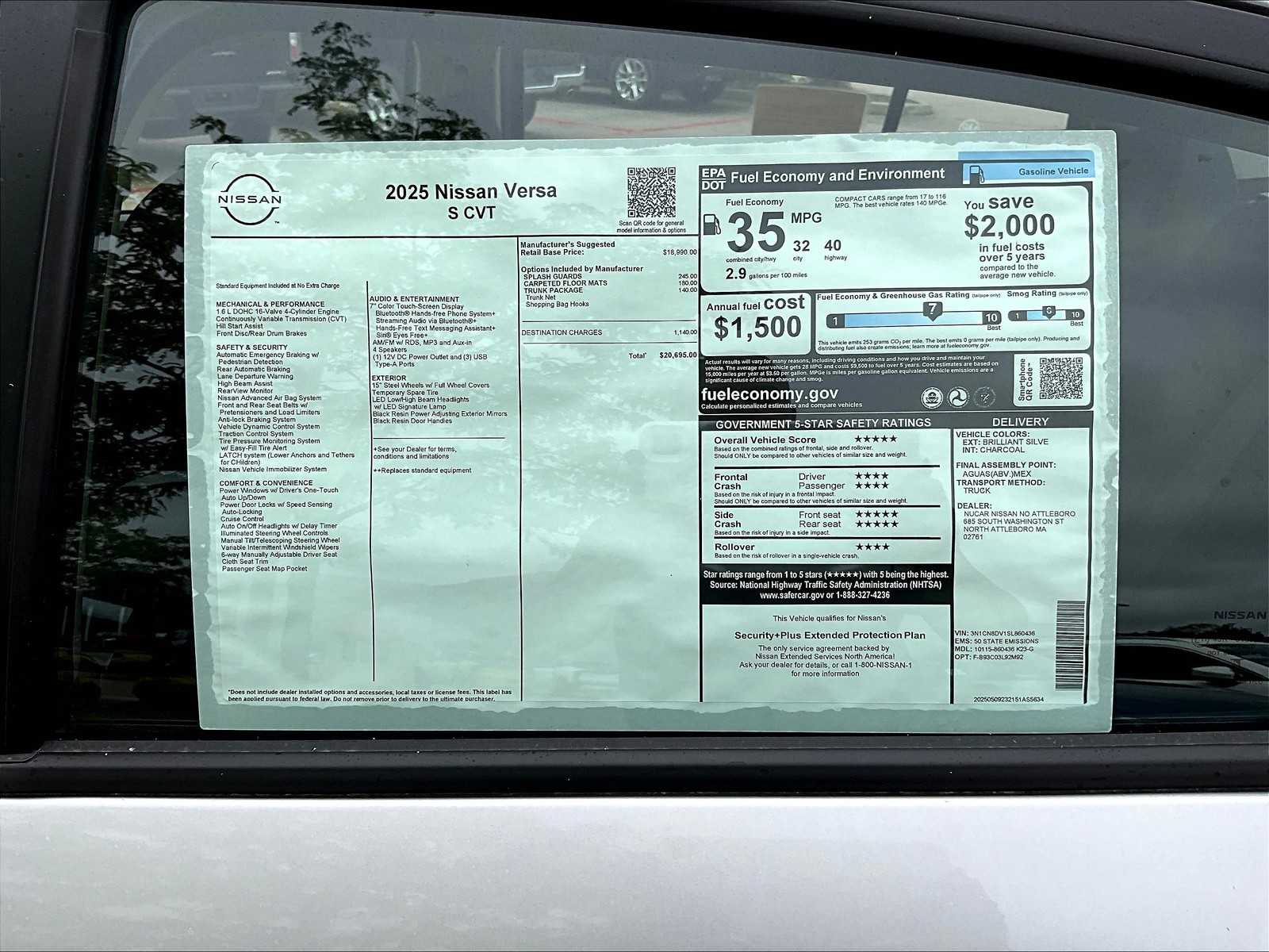 2025 Nissan Versa S photo 16