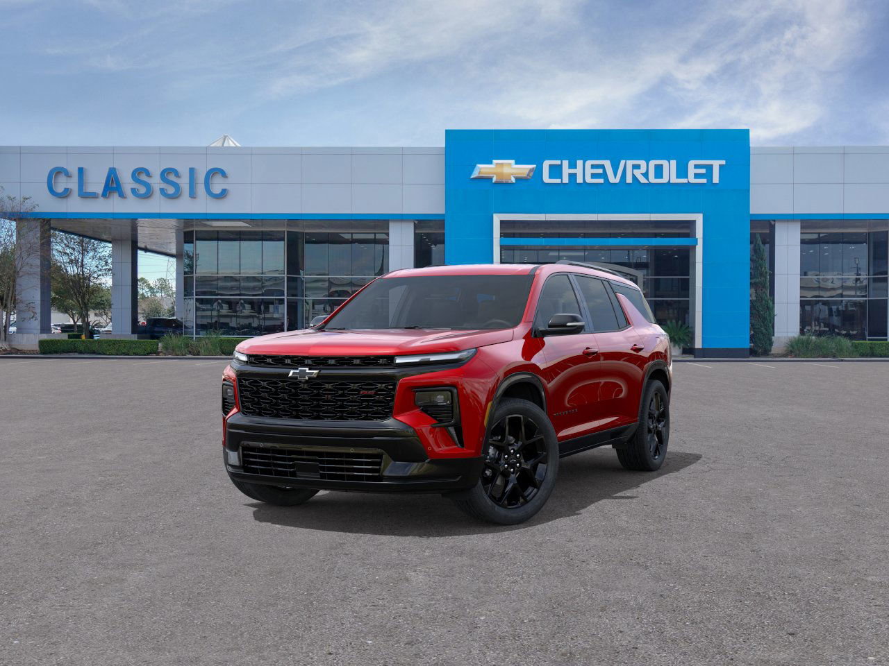2026 Chevrolet Traverse RS Red at Classic Elite Chevrolet Hwy 6
