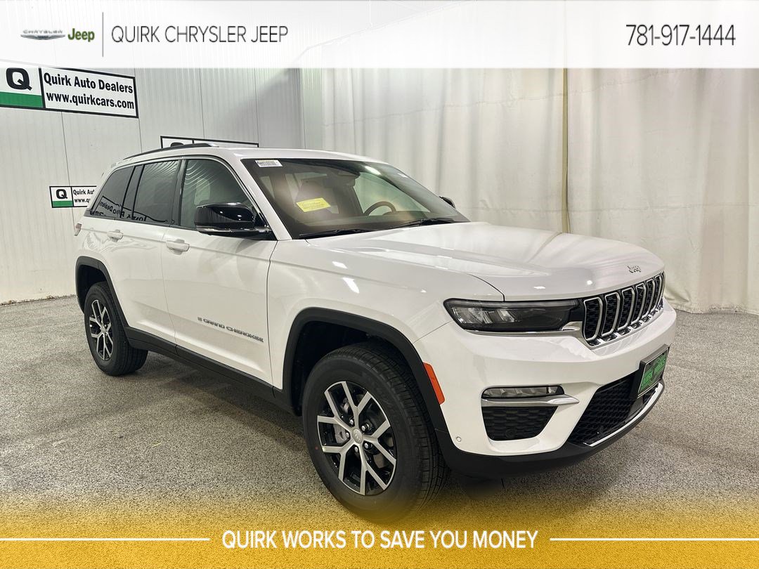 New 2025 Bright White Clearcoat Jeep Limited image 1