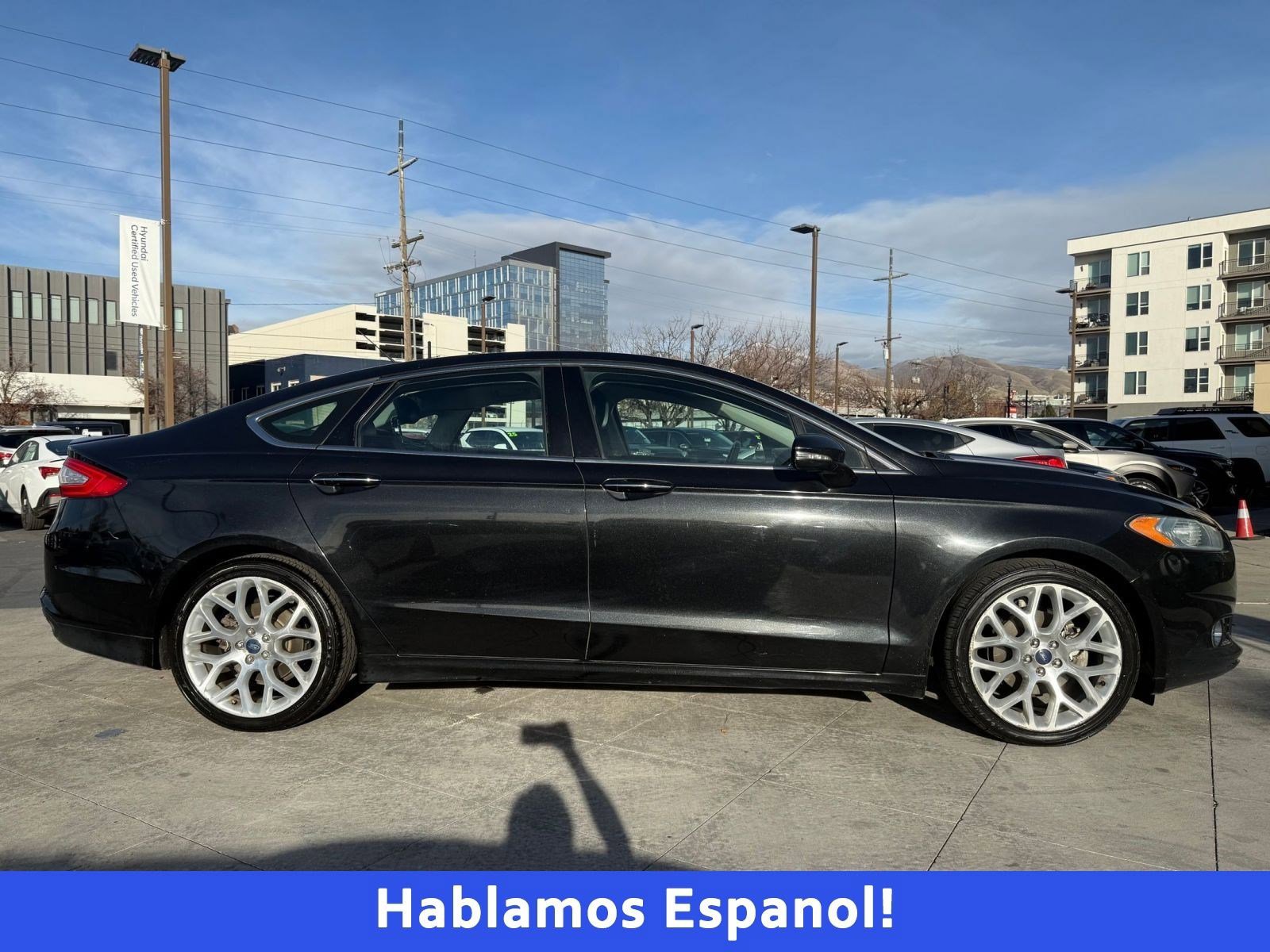 Used 2014 Ford Fusion Titanium with VIN 3FA6P0K91ER142047 for sale in Salt Lake City, UT