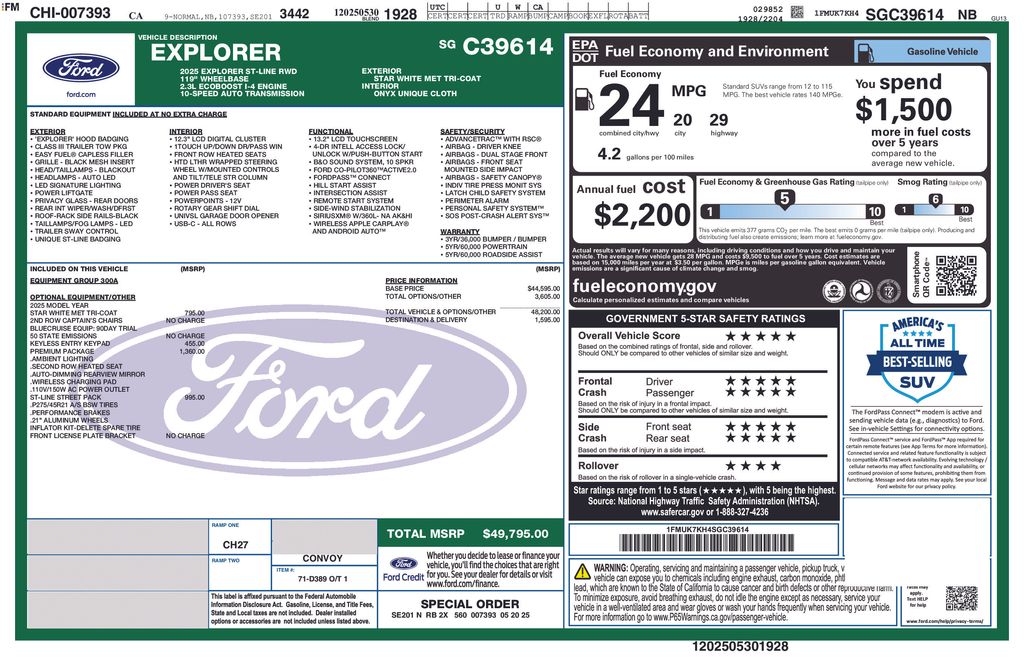 2025 Ford Explorer ST-Line