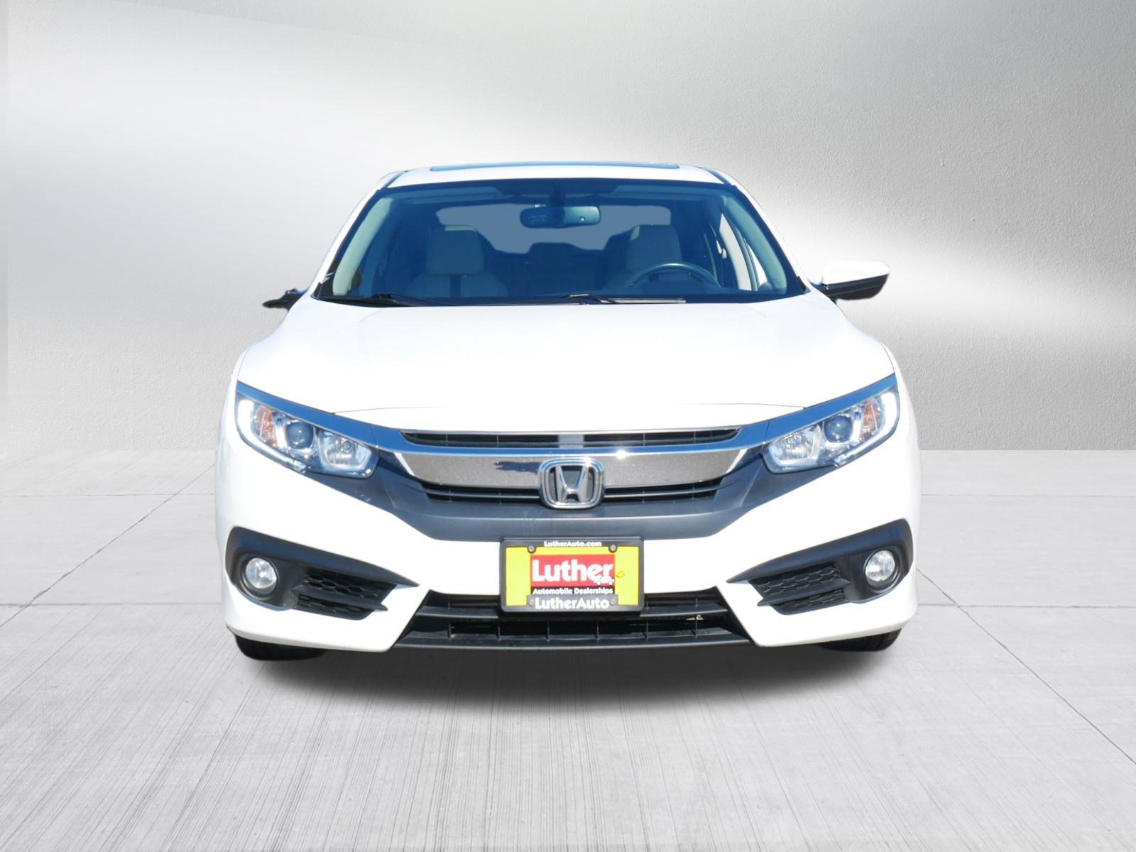 Used 2017 Honda Civic EX-L with VIN 19XFC1F74HE026826 for sale in Waite Park, Minnesota