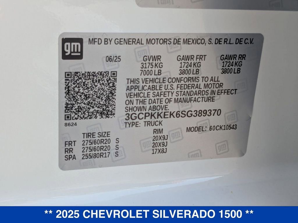 2025 Chevrolet Silverado 1500 LT photo 35