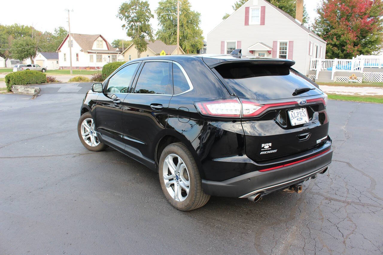 Used 2018 Ford Edge Titanium with VIN 2FMPK4K99JBB89190 for sale in Durant, IA