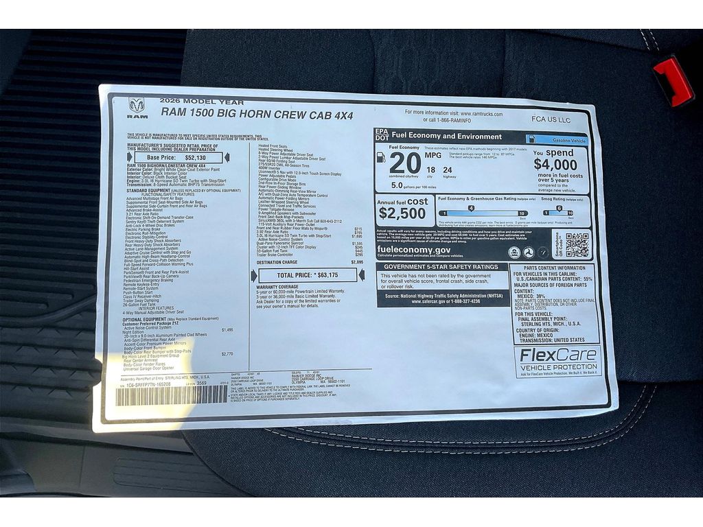 2026 Ram 1500 Big Horn photo 13