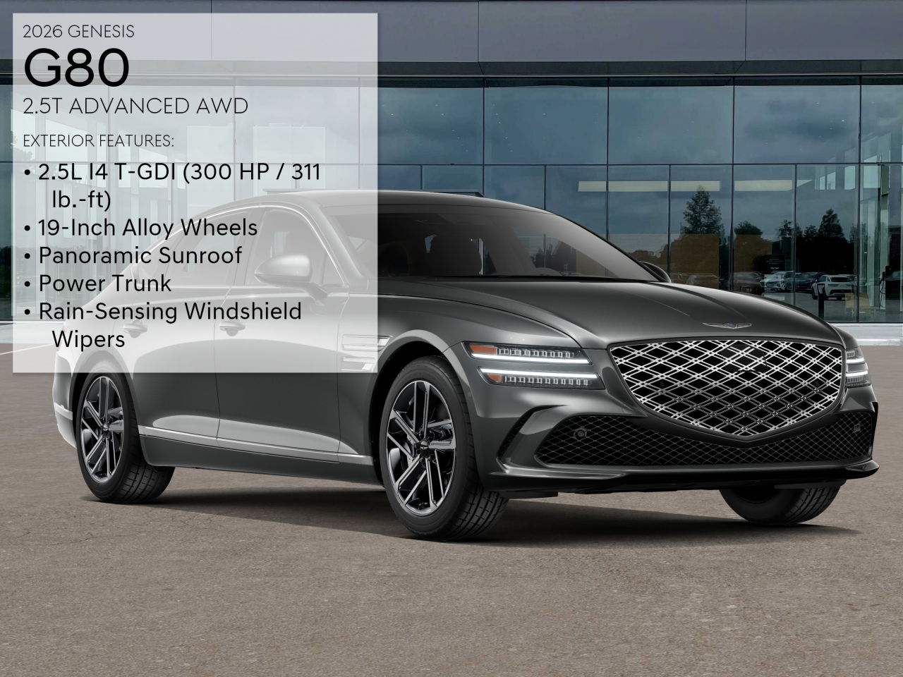 2026 Genesis G80 2.5T Advanced photo 3