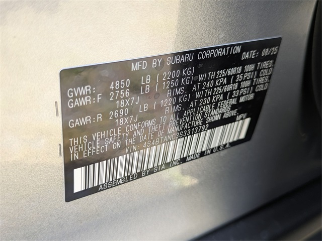 2025 Subaru Outback Limited photo 33