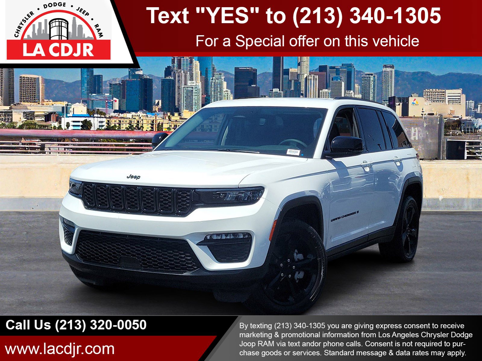 Used 2023 Bright White Clearcoat Jeep Limited image 1