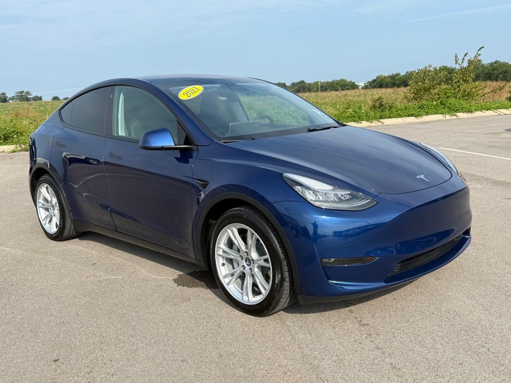 Used 2021 Tesla Model Y Long Range with VIN 5YJYGDEE0MF069286 for sale in Shelbyville, TN