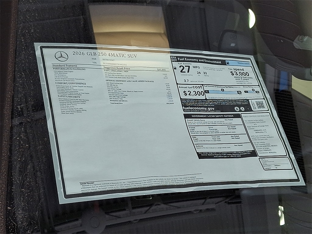 2026 Mercedes Benz GLB 250 4MATIC photo 24