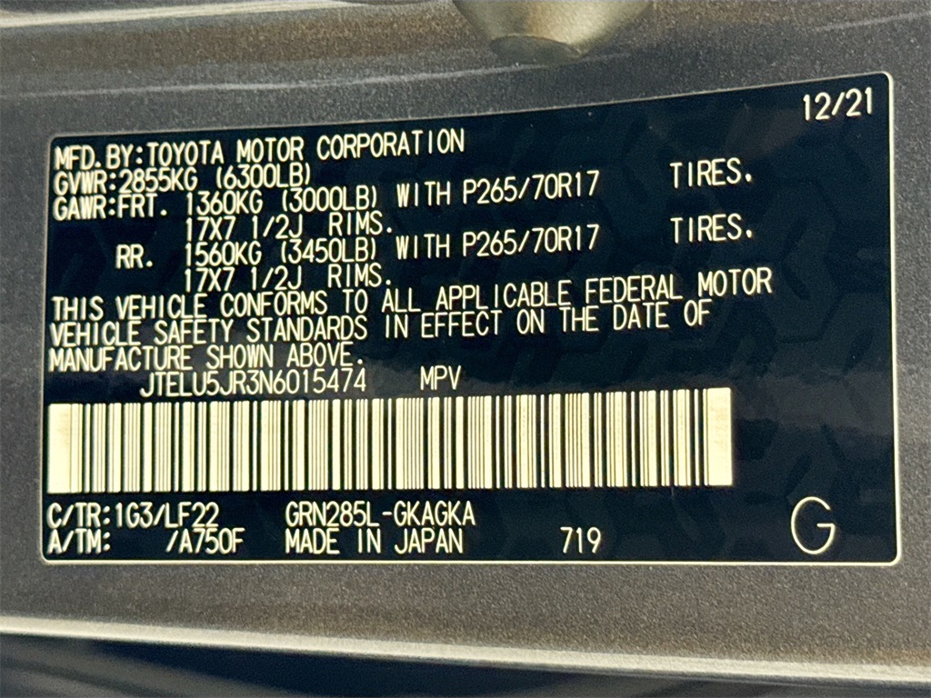 2022 Toyota 4Runner TRD Pro photo 39