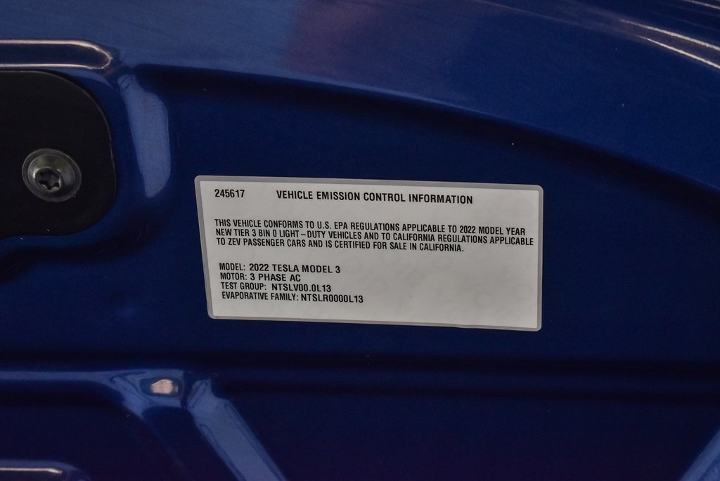 2022 Tesla Model 3 photo 24