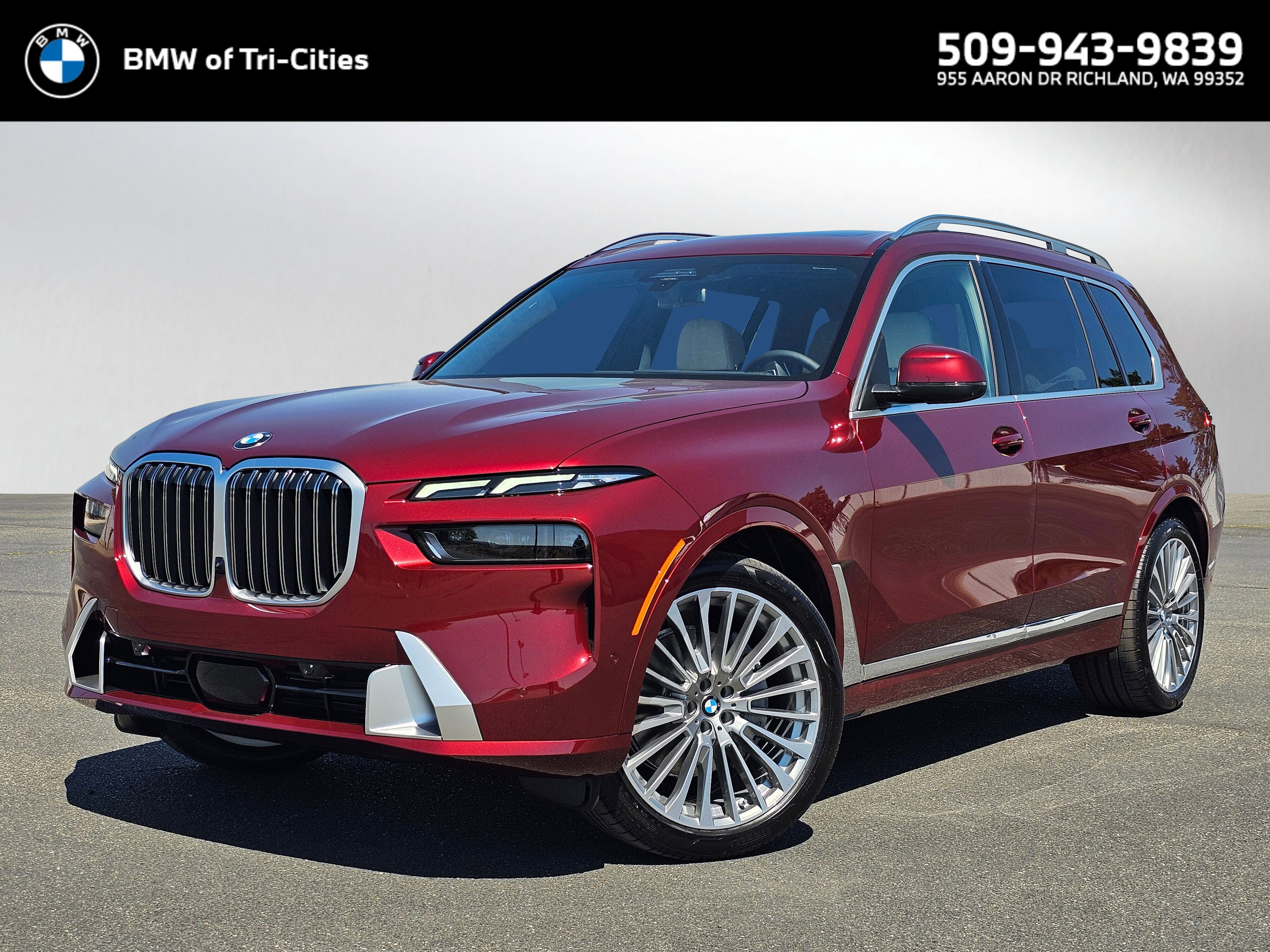 New 2026 Aventurin Red Metallic BMW xDrive40i image 1