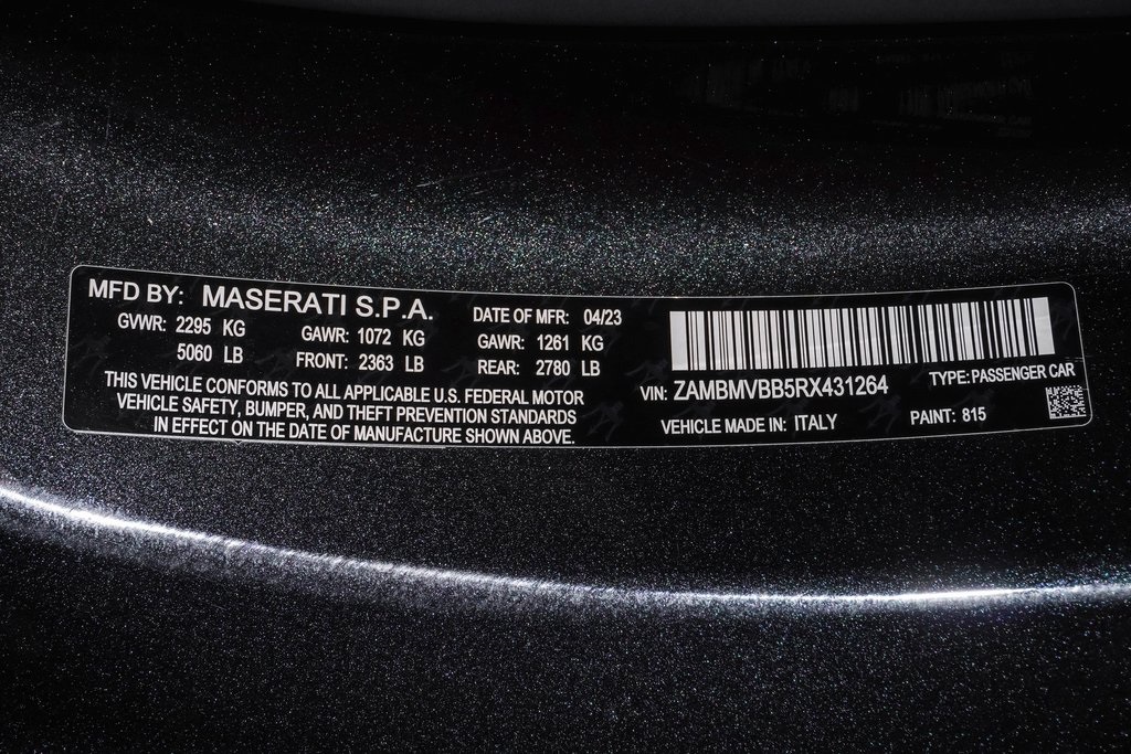 2024 Maserati Granturismo Modena photo 29