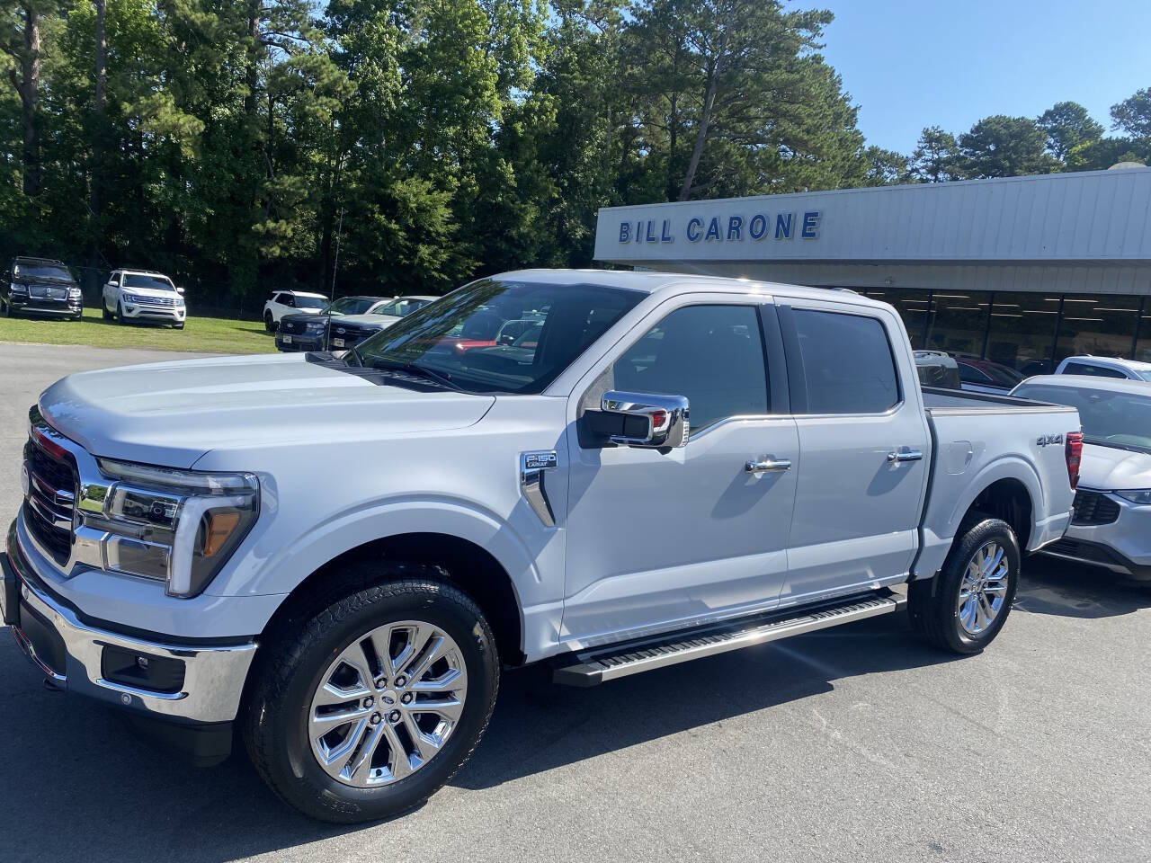 New 2025 Space White Metallic Ford Lariat® image 1