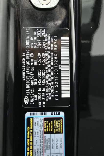 2021 KIA TELLURIDE - Image 35