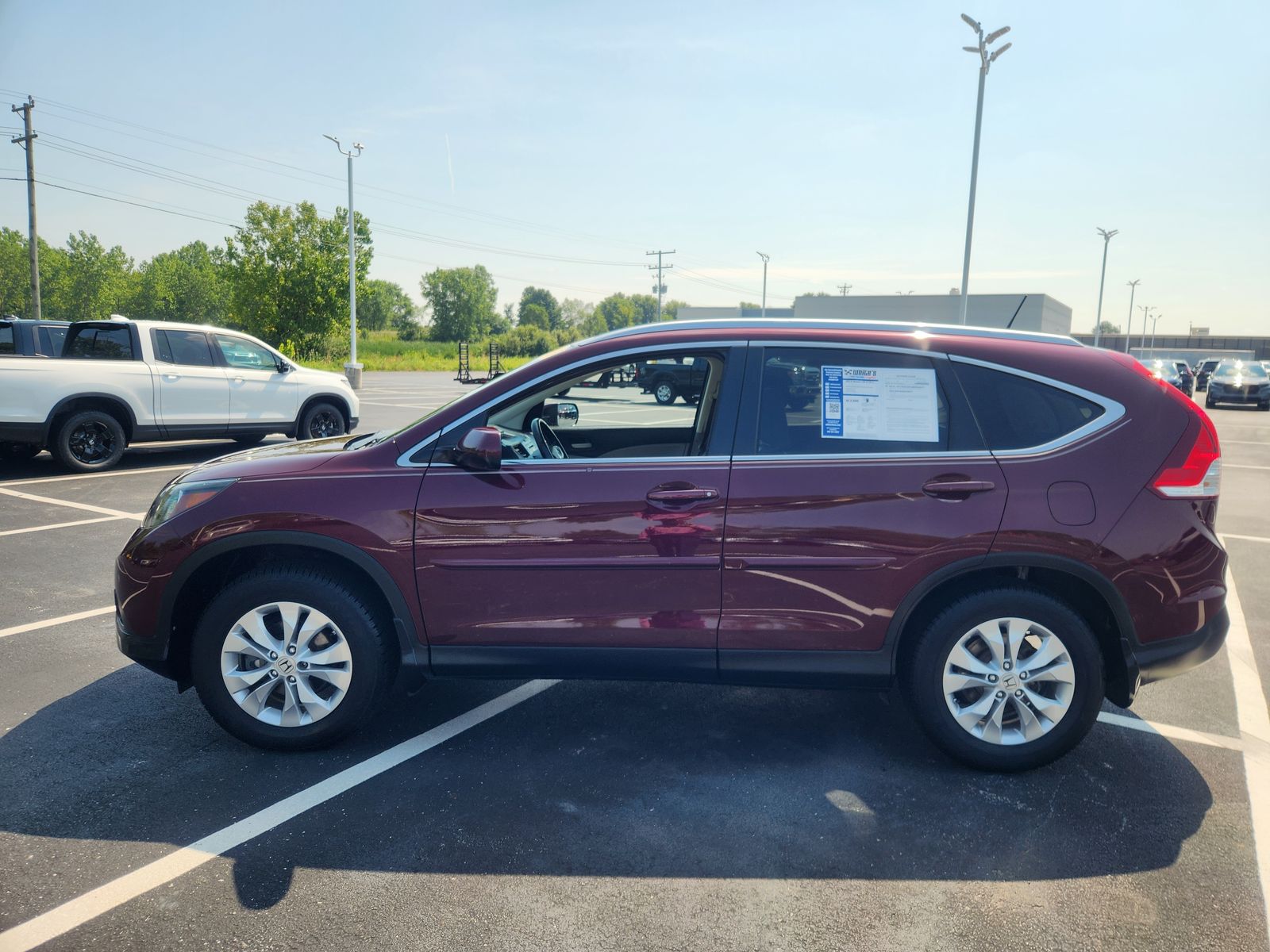 Used 2013 Honda CR-V EX-L with VIN 5J6RM4H79DL030861 for sale in Lima, OH