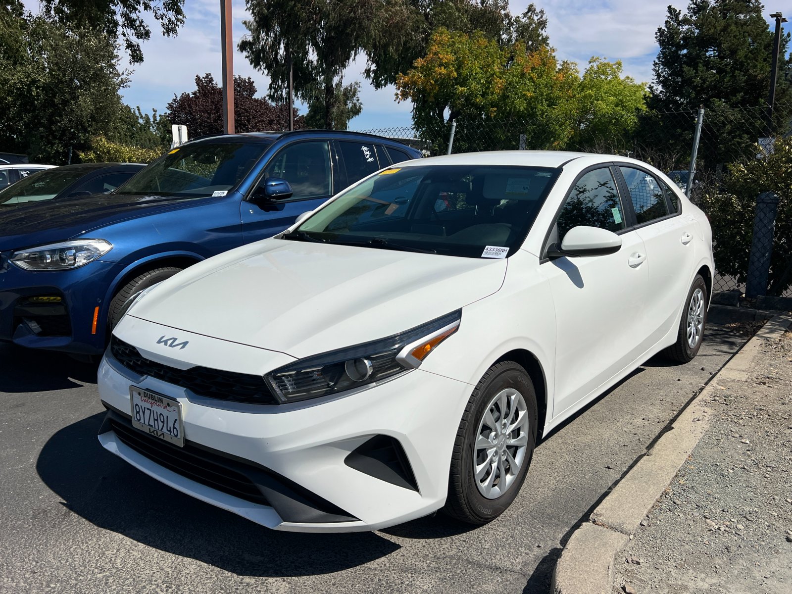 Used 2022 Kia FORTE FE with VIN 3KPF24AD2NE428938 for sale in Pleasanton, CA