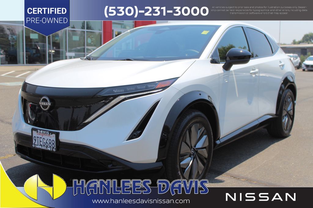 Certified 2025 Nissan ARIYA Engage with VIN JN8AF0BE7SM463474 for sale in Davis, CA