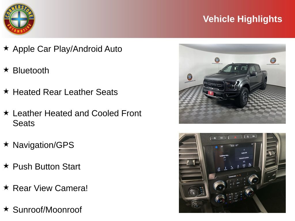 Certified 2019 Ford F-150 Raptor with VIN 1FTFW1RG3KFA62068 for sale in Elk River, Minnesota