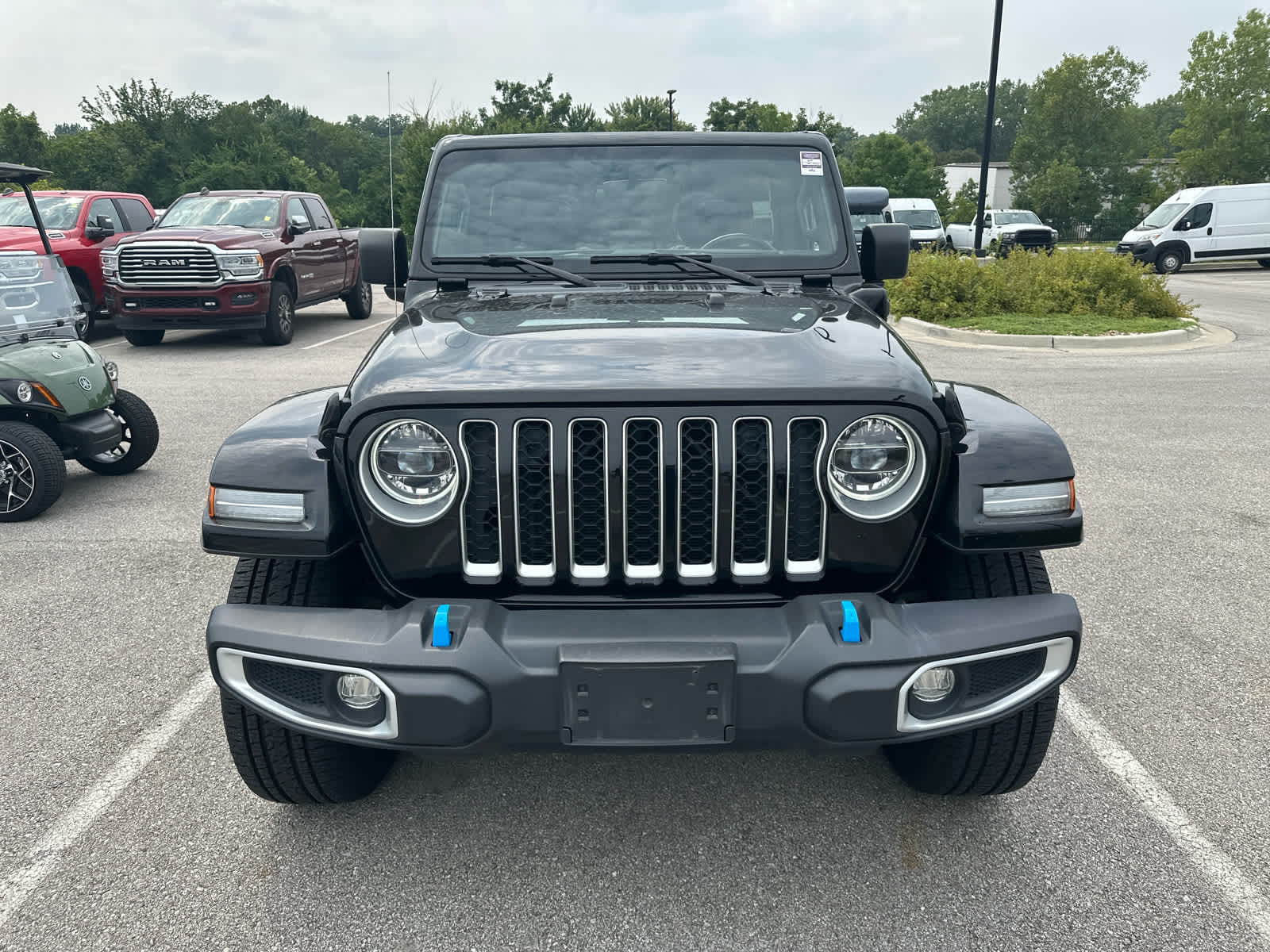 Used 2022 Jeep Wrangler Unlimited Sahara 4XE with VIN 1C4JJXP66NW198981 for sale in Kansas City