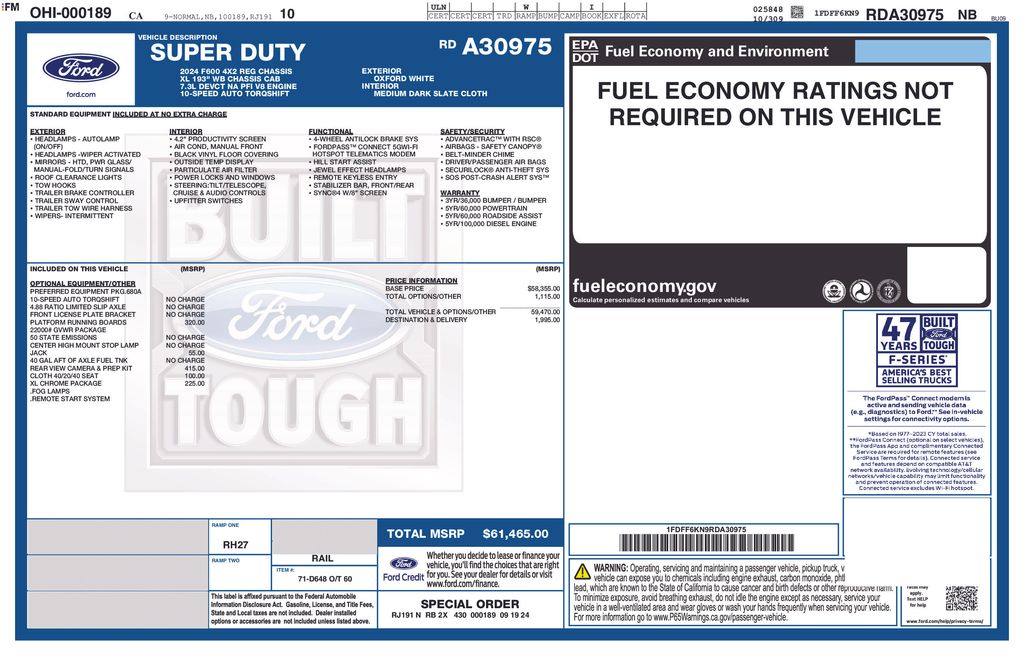 2024 Ford F-600 Chassis XL