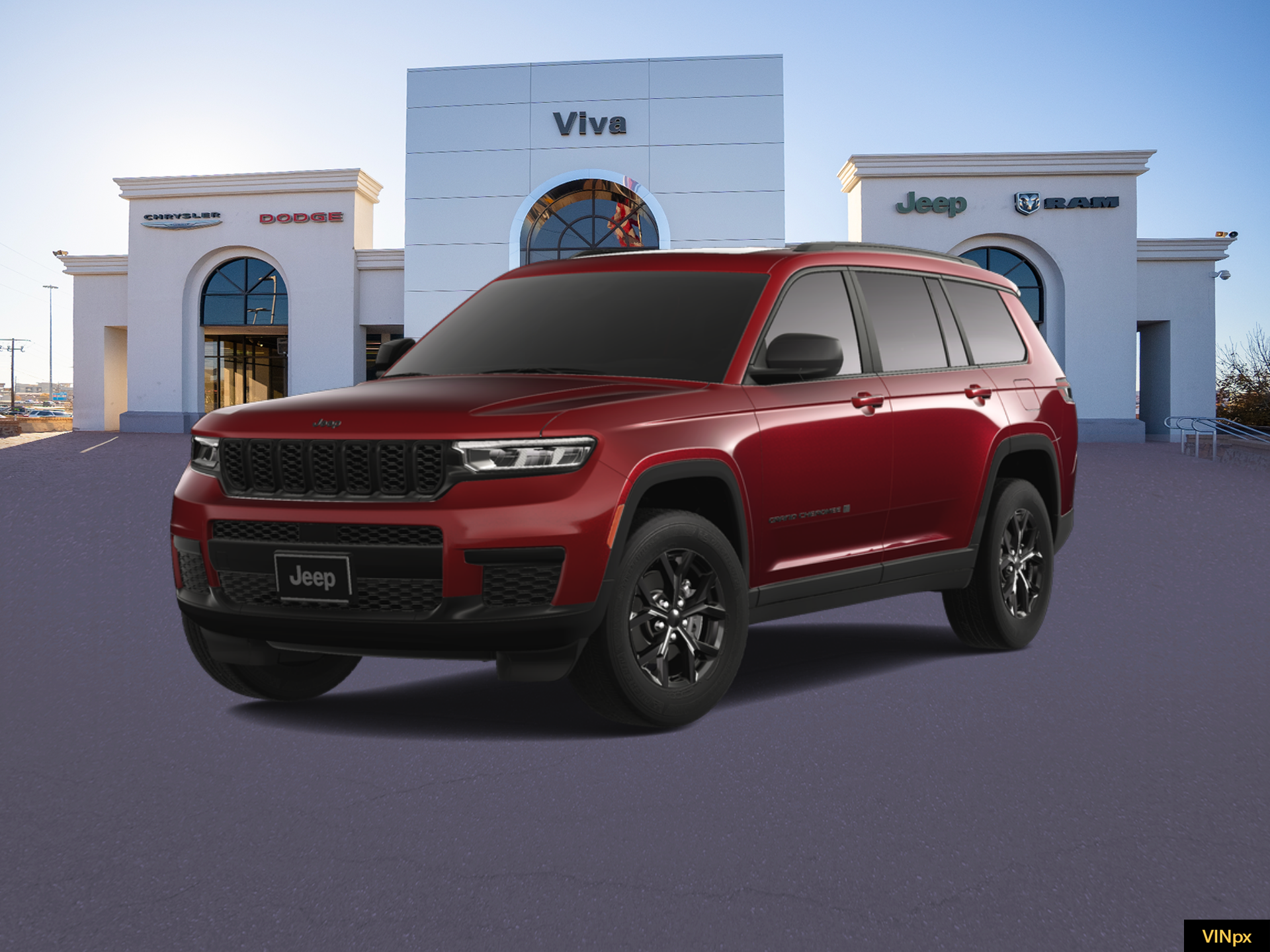 New 2025 Velvet Red Pearl-Coat Exterior Paint Jeep Altitude X image 1