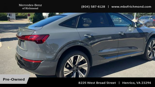 Used 2024 Audi Q8 Sportback e-tron Prestige with VIN WA1DAAGE7RB021459 for sale in Richmond, VA