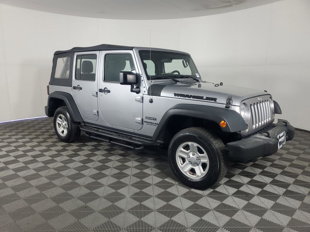 Used 2017 Jeep Wrangler Unlimited Sport with VIN 1C4BJWDG1HL646934 for sale in Duarte, CA