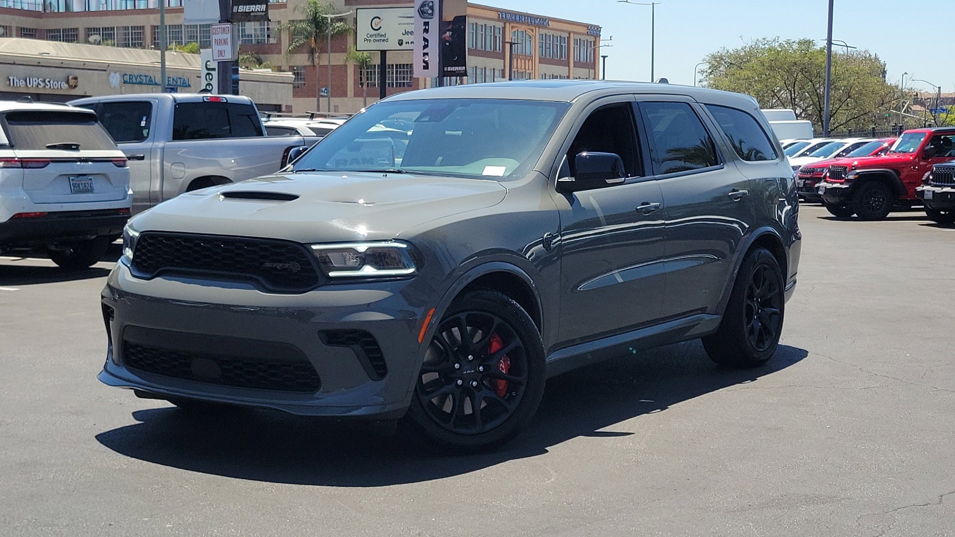 Used 2021 Destroyer Gray Clearcoat Dodge SRT Hellcat image 35