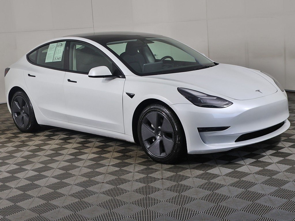 Used 2023 Tesla Model 3 Long Range with VIN 5YJ3E1EB9PF389487 for sale in Akron, OH