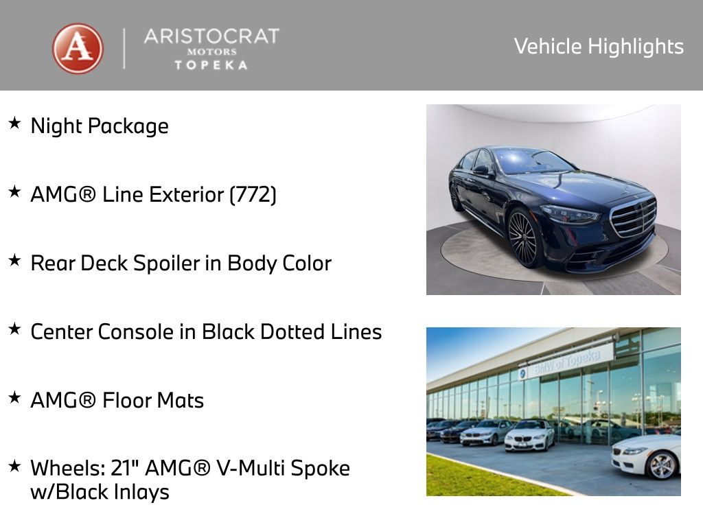 Used 2023 Mercedes-Benz S-Class S 500 with VIN W1K6G6DB4PA179948 for sale in Kansas City
