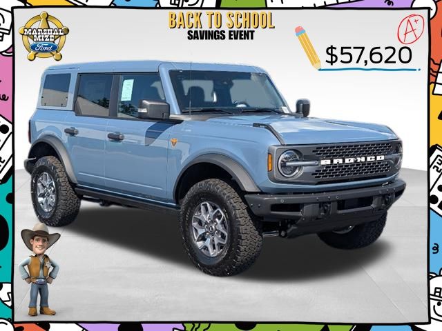 New 2025 Azure Gray Metallic Tri-Coat Ford Badlands image 1