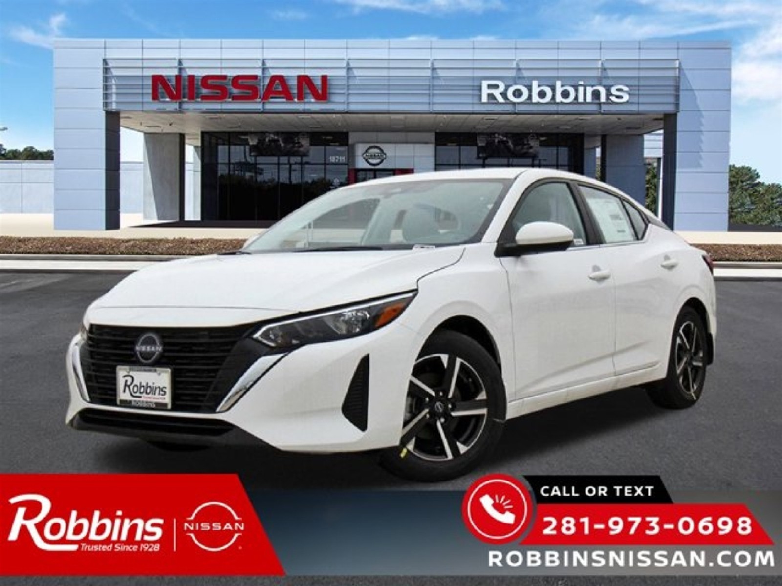 2025 Nissan Sentra SV White at Robbins Nissan